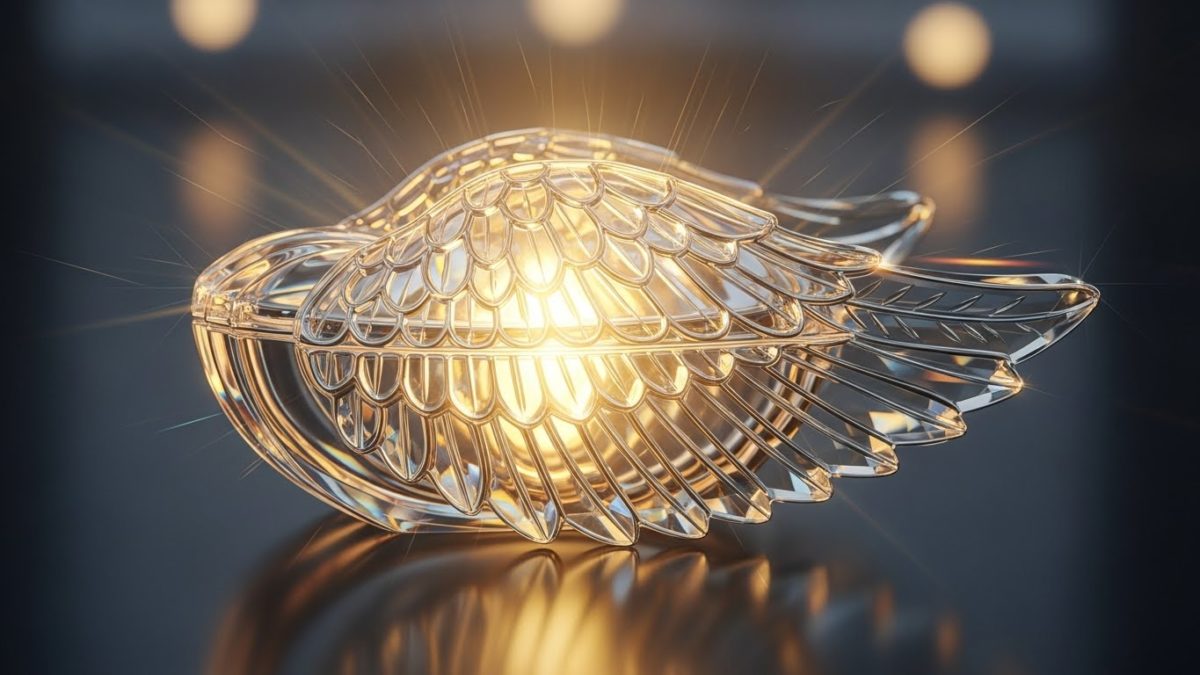 大天使の光を感じさせる、透明感のあるジュエリーボックス。