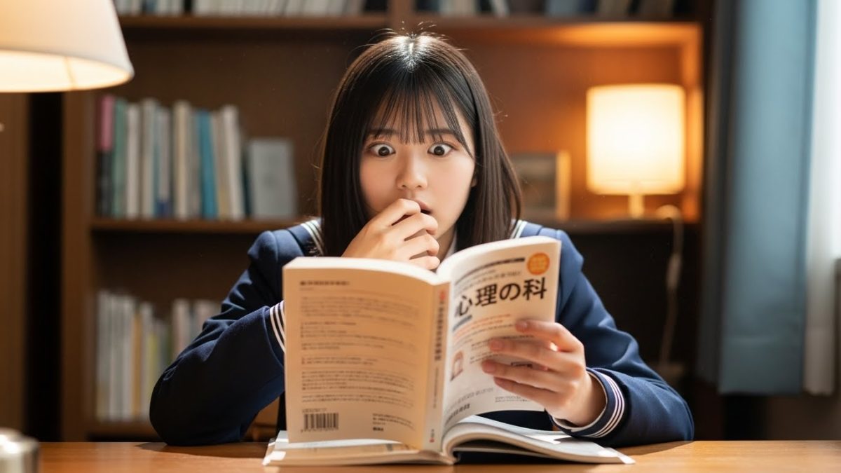 本を読んで自分の心理に気づき、心が軽くなった瞬間の様子