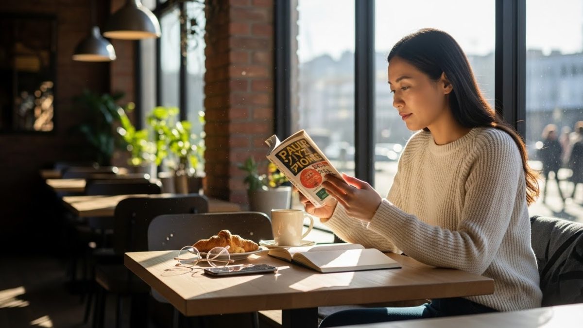人間関係のしがらみから解放され、自分一人の時間を有意義に楽しんでいる日本人女性