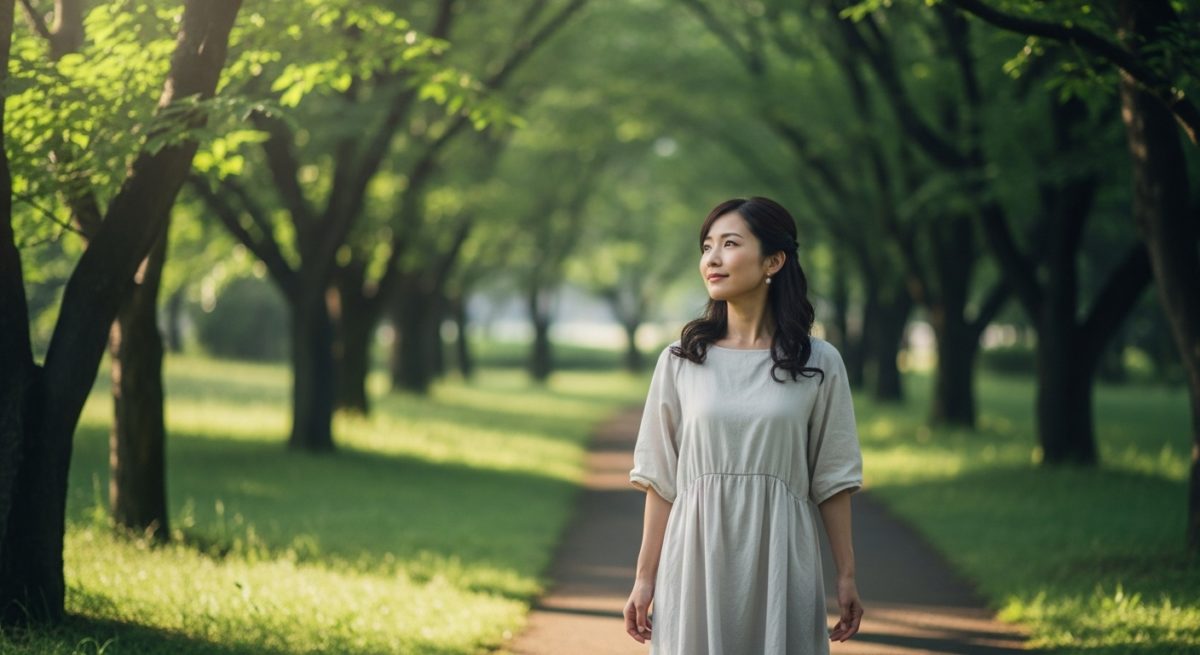 金運を整えるための穏やかな朝の散歩風景