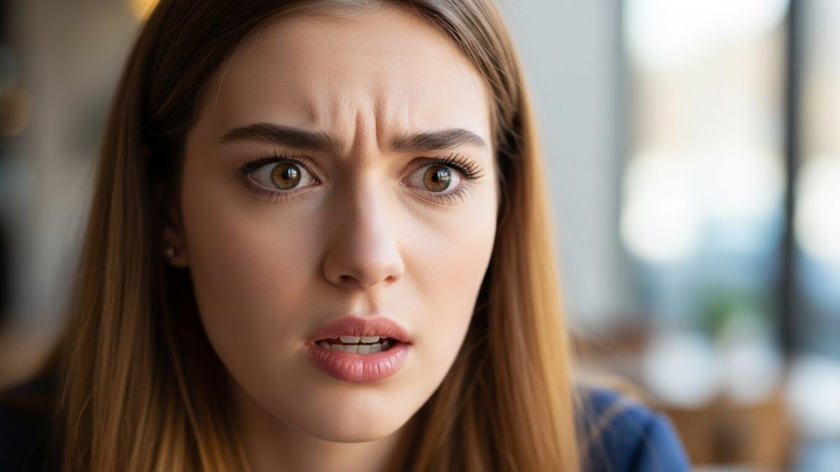 会話中のふとしたネガティブな表情