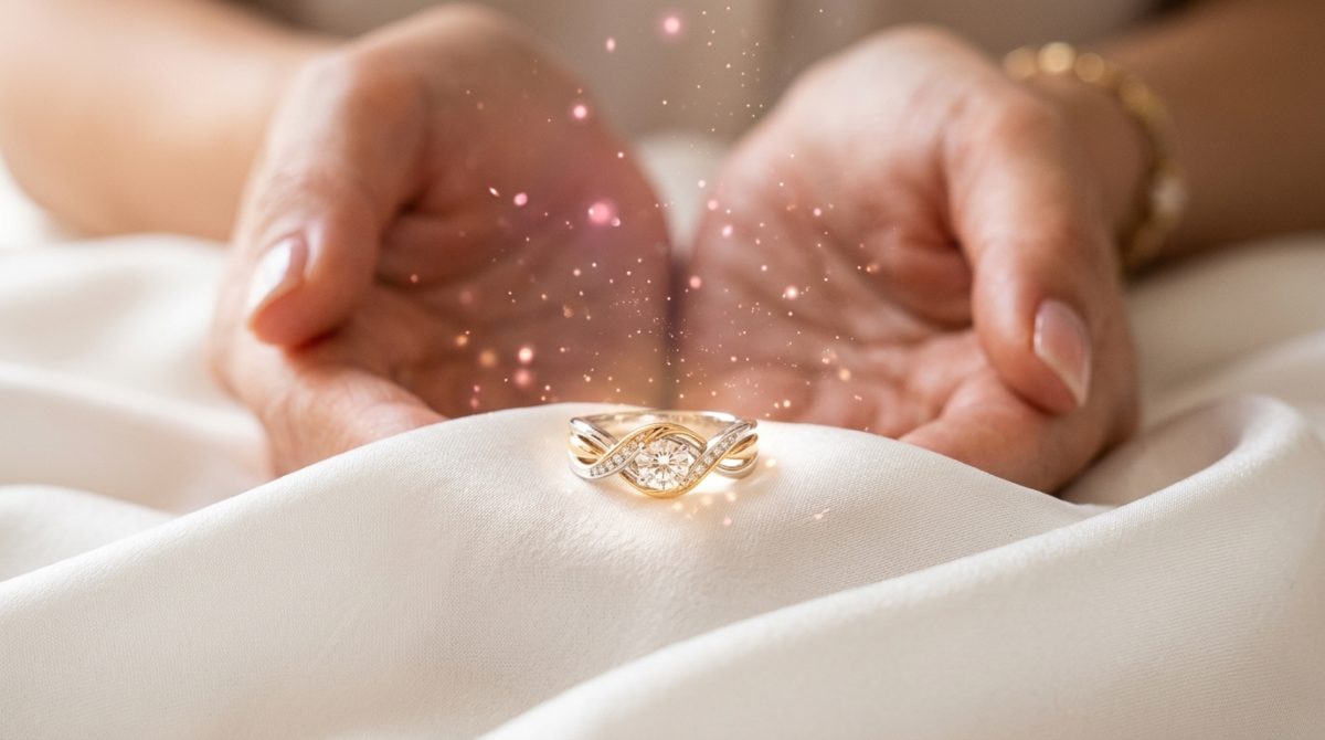 ツインレイとの結ばれる運命をサポートするアマラアミュレット リングの神聖な輝き