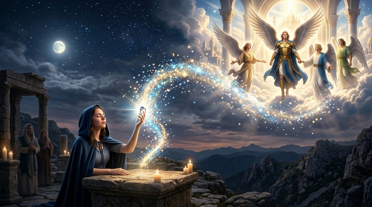 備考欄に込めた魂の願いが、光の粒子となって天界の大天使へと届く瞬間